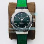 HB Factory Swiss Replica Hublot Classic Fusion Green Watch 38MM